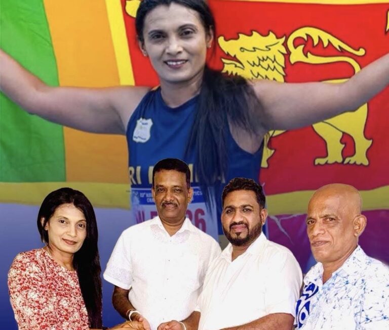 ආසියානු ජේෂ්ඨ මළල ක්‍රීඩා ශූරතාවලියේ වයස අවුරුදු 50න් ඉහල හෙල්ලය විසි කිරීමේ තරග ඉසව්වෙන් ලෝකඩ පදක්කමක් දිනේෂා දීපානී ..